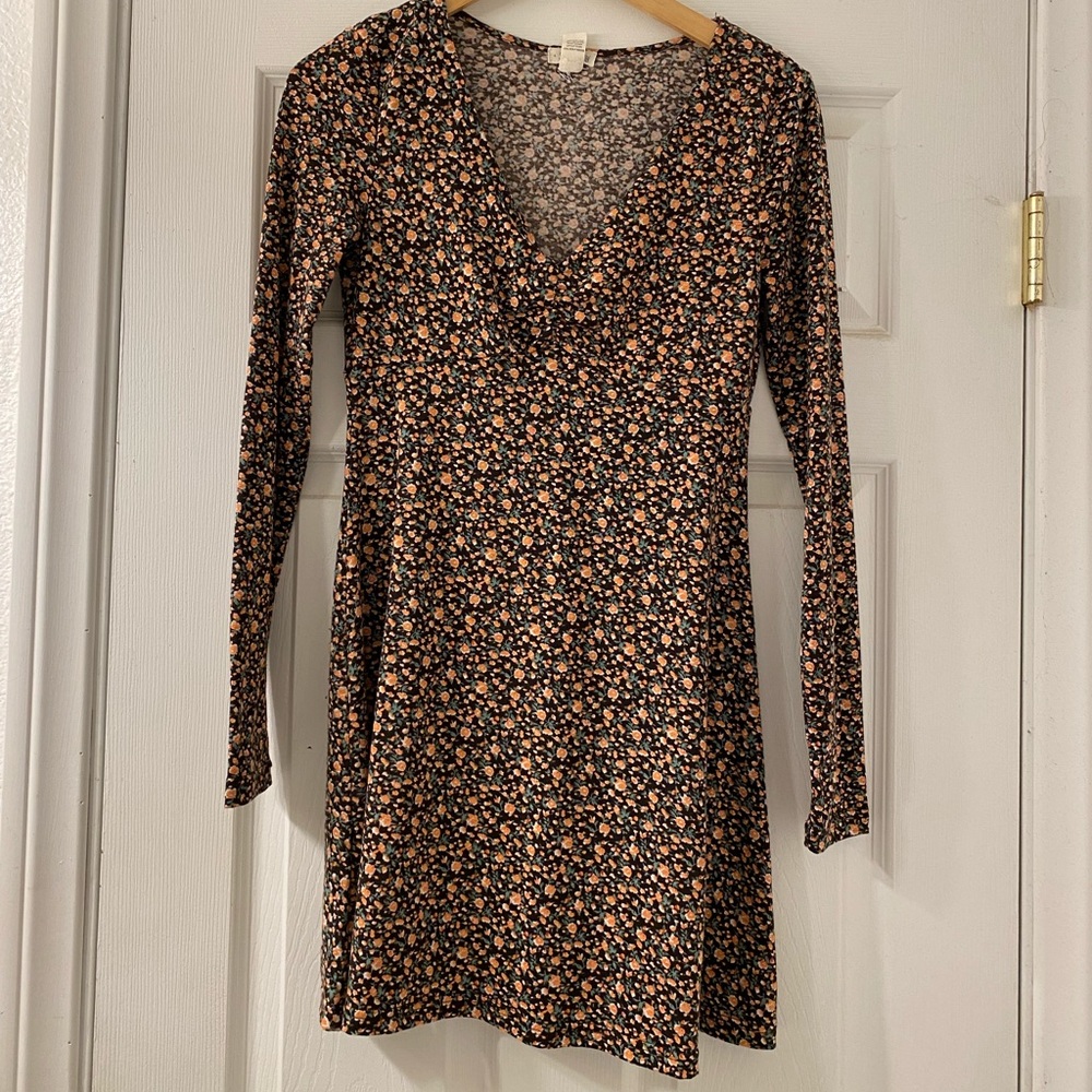 Floral long Sleeve Dress